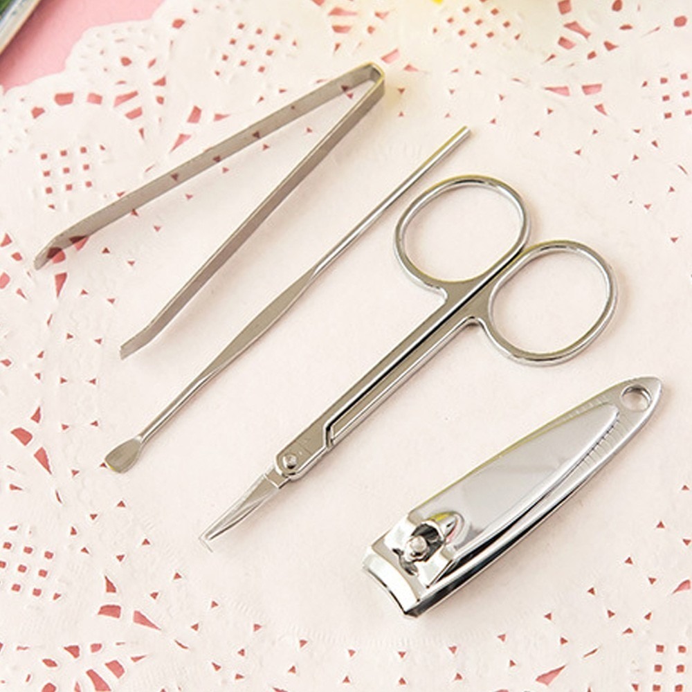 B341｜可愛動物圖案不鏽鋼指甲工具套組外出修容組-細節圖6