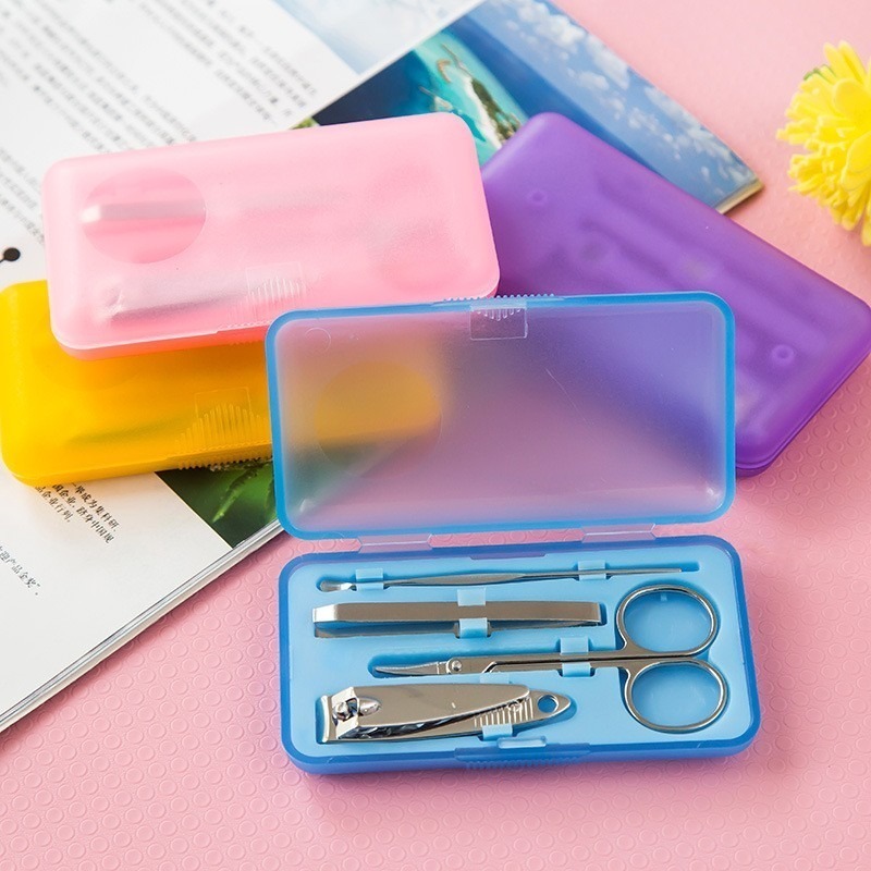 B341｜可愛動物圖案不鏽鋼指甲工具套組外出修容組-細節圖7