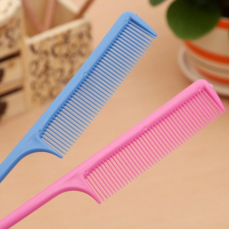 B812｜尖尾梳扁梳 長尾梳 髮線梳 梳子 長梳 隨身梳 剪髮梳 彩色梳子 密齒梳 扁梳 造型梳 瀏海梳 美髮-細節圖7