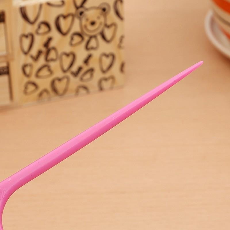 B812｜尖尾梳扁梳 長尾梳 髮線梳 梳子 長梳 隨身梳 剪髮梳 彩色梳子 密齒梳 扁梳 造型梳 瀏海梳 美髮-細節圖8