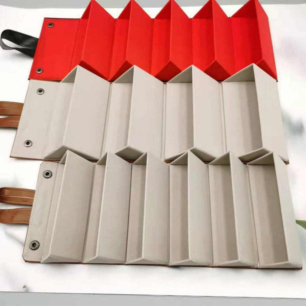 B905｜眼鏡收納盒 太陽鏡墨鏡收納 多層可折疊 男女眼鏡盒 高級感眼鏡盒 眼鏡收納 多格便攜收納眼鏡盒 大容量-細節圖5