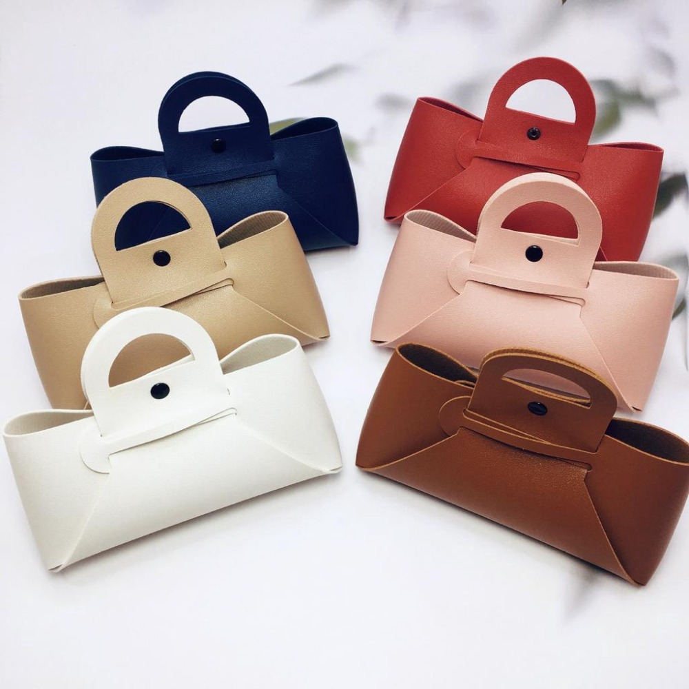 B906 ｜新版時尚手提眼鏡包 收納包 皮革軟包 眼鏡盒 便攜眼鏡包 簡約手提眼鏡軟包 迷你化妝包 手提袋-細節圖6