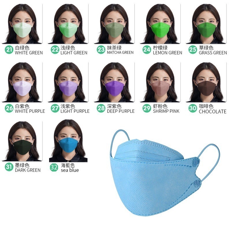 B803｜水刺布口罩 KF94魚型口罩 9D口罩 9D 蝶形口罩 兒童口罩 熔噴布 四層口罩 立體口罩 立體口罩-細節圖10