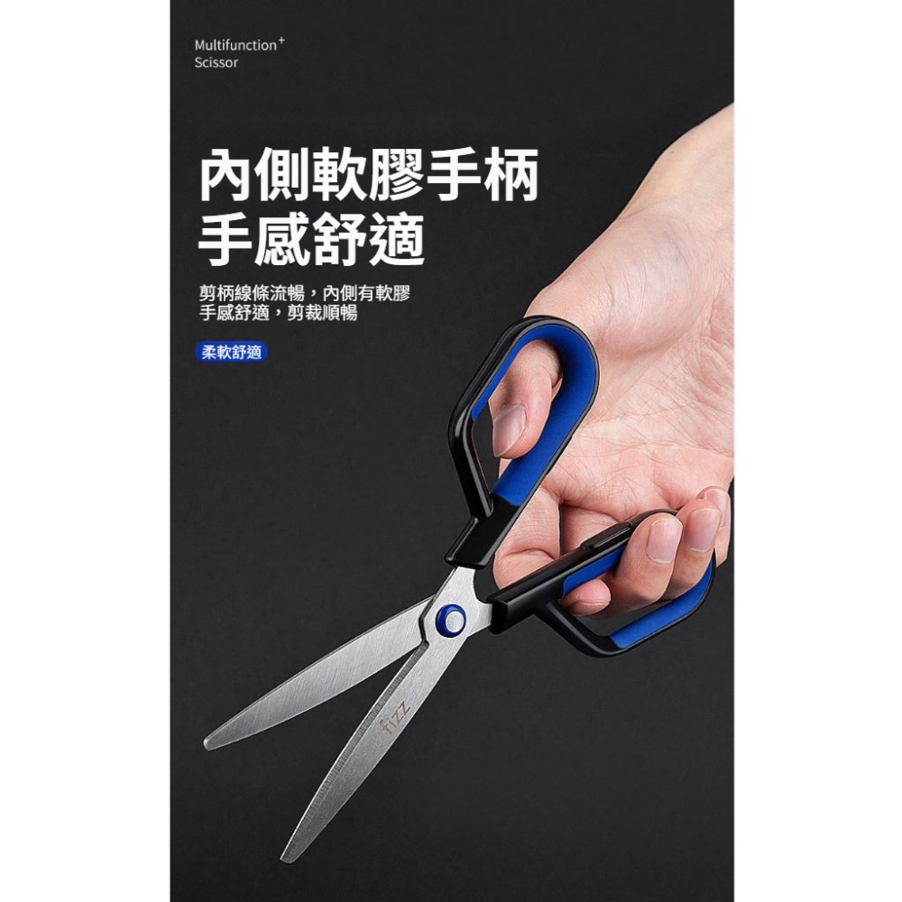 B764｜多功能防黏剪刀 二合一美工剪刀 二合一剪刀 剪刀 美工刀套 不鏽鋼剪刀 安全剪刀 一刀兩用 兩用剪刀-細節圖5