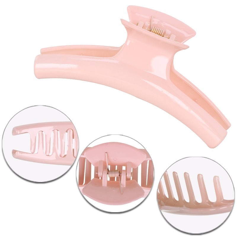 B845｜時尚質感交叉抓夾 鯊魚夾 韓國慵懶復古抓夾 氣質抓夾  髮夾 髮飾 造型-細節圖10