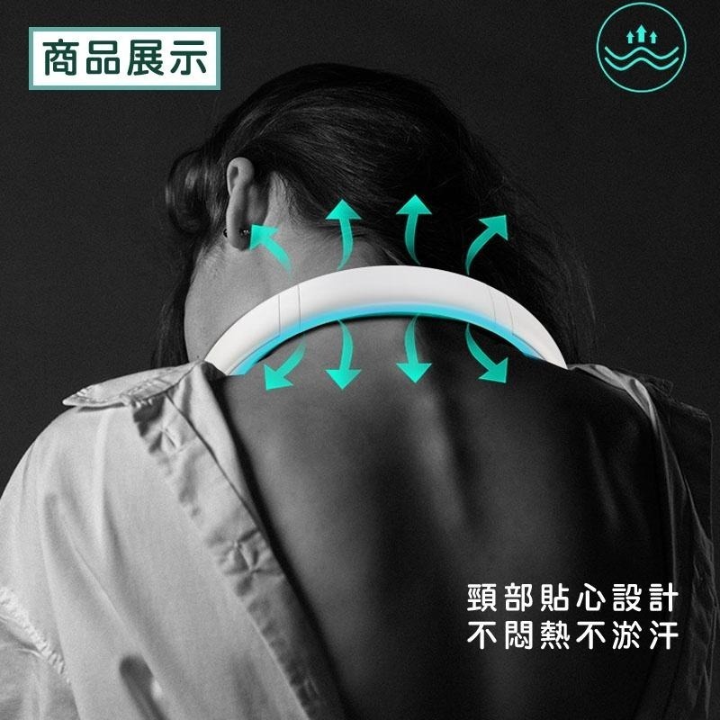 DH034｜USB風扇 掛頸風扇 掛脖風扇 隨身風扇 雙渦輪 三檔調節 風扇 懶人風扇-細節圖6