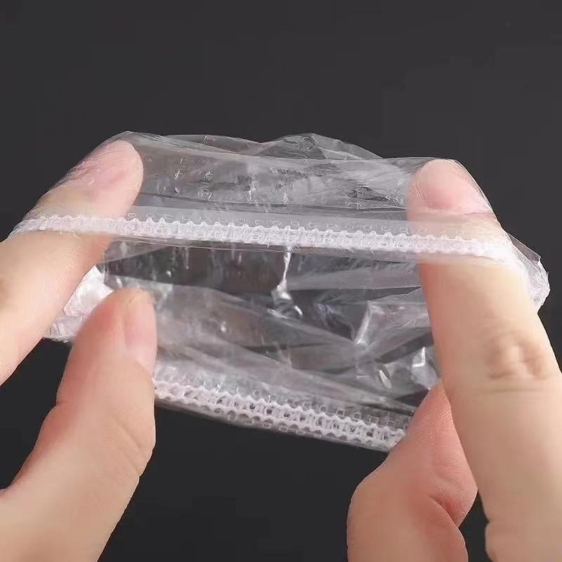DH068｜一次性拋棄式耳套(100入) 染髮耳罩 美髮耳罩 洗頭 拋棄式耳罩 防水耳罩 洗澡 染髮用品 透明耳套-細節圖2