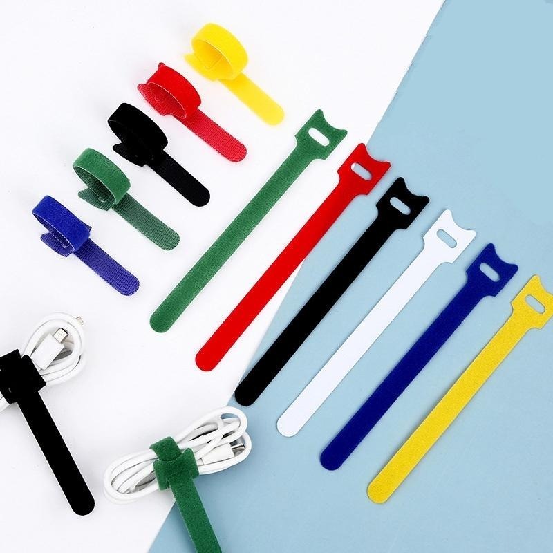 DA069｜魔術貼束線帶 貓頭T型 魔鬼氈 理線帶 集線 紮帶 綁線帶 粘帶 綁帶 電腦整線-細節圖6