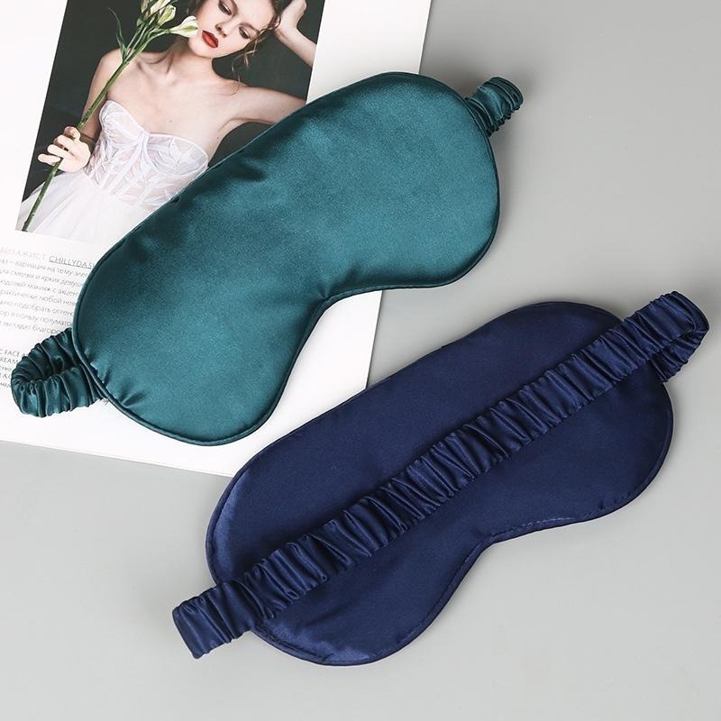 B810｜仿真絲眼罩 旅遊眼罩 午睡眼罩 透氣遮光眼罩 舒適眼罩 安神睡眠 午休眼罩 遮光睡眠-細節圖2