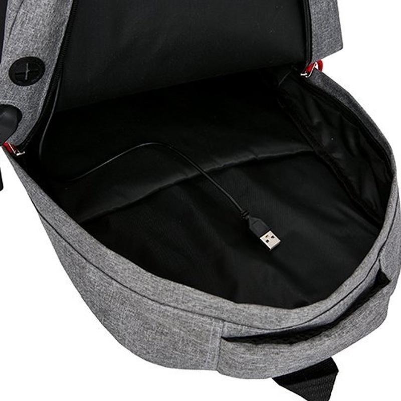 BC17｜休閒後背包 大容量後背包 時尚有型後背包 三件組後背包 側背包 後背包  筆袋 雙肩包-細節圖5