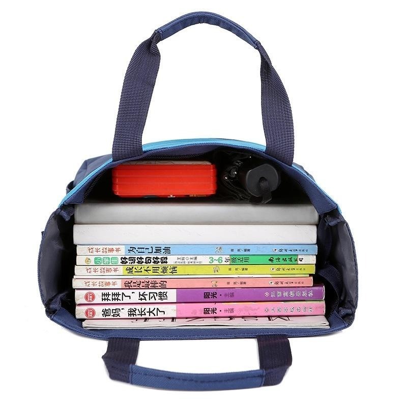 BG212｜簡約牛津布手提袋 文件袋 大容量補習袋 手拎袋 學生鈄提袋 單肩袋 美術袋 韓版手提袋-細節圖3