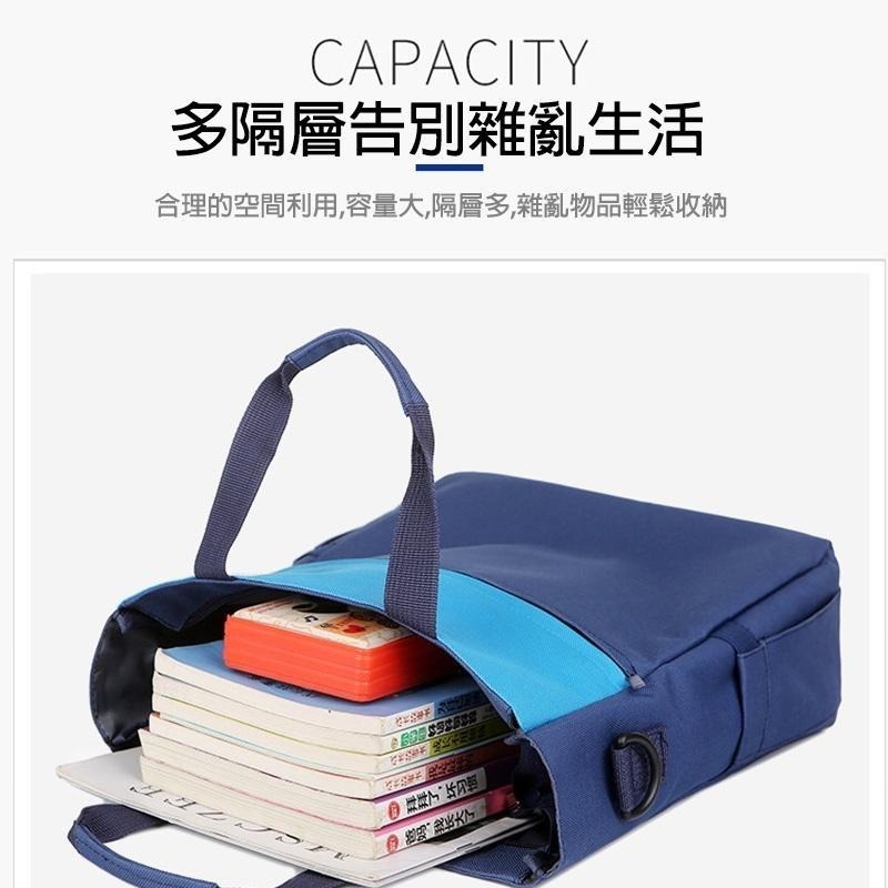 BG212｜簡約牛津布手提袋 文件袋 大容量補習袋 手拎袋 學生鈄提袋 單肩袋 美術袋 韓版手提袋-細節圖6