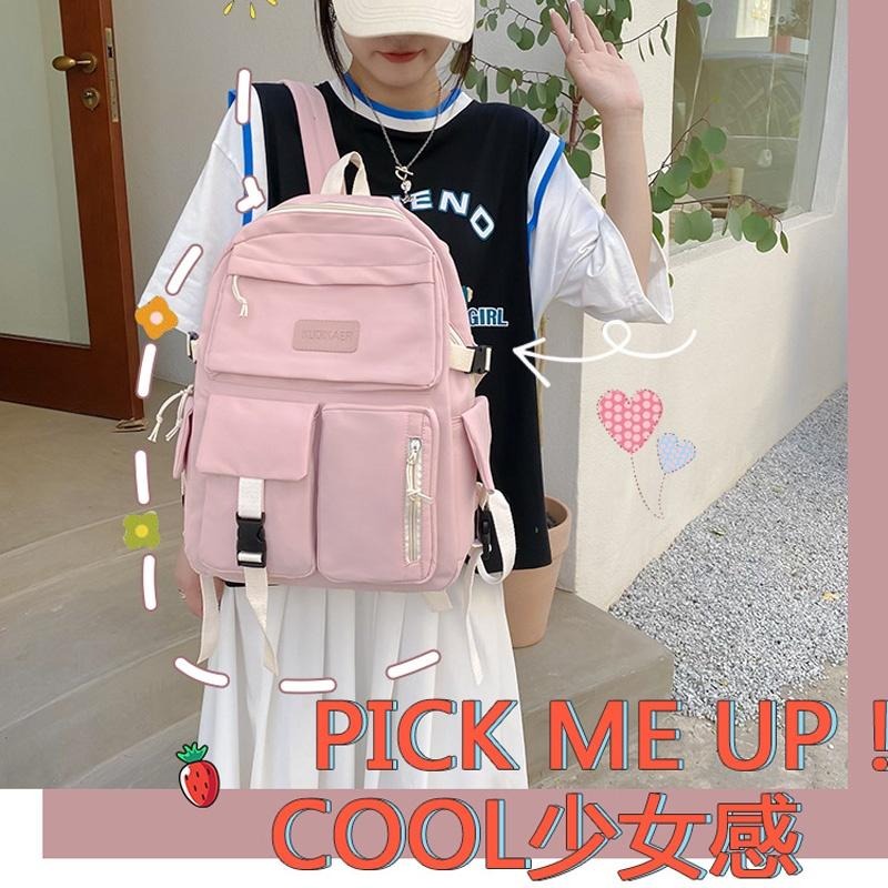 BA131｜大容量書包 旅遊後背包 後背包 簡約森系後背包 百搭防潑水多功能背包 後背包 時尚後背包-細節圖2