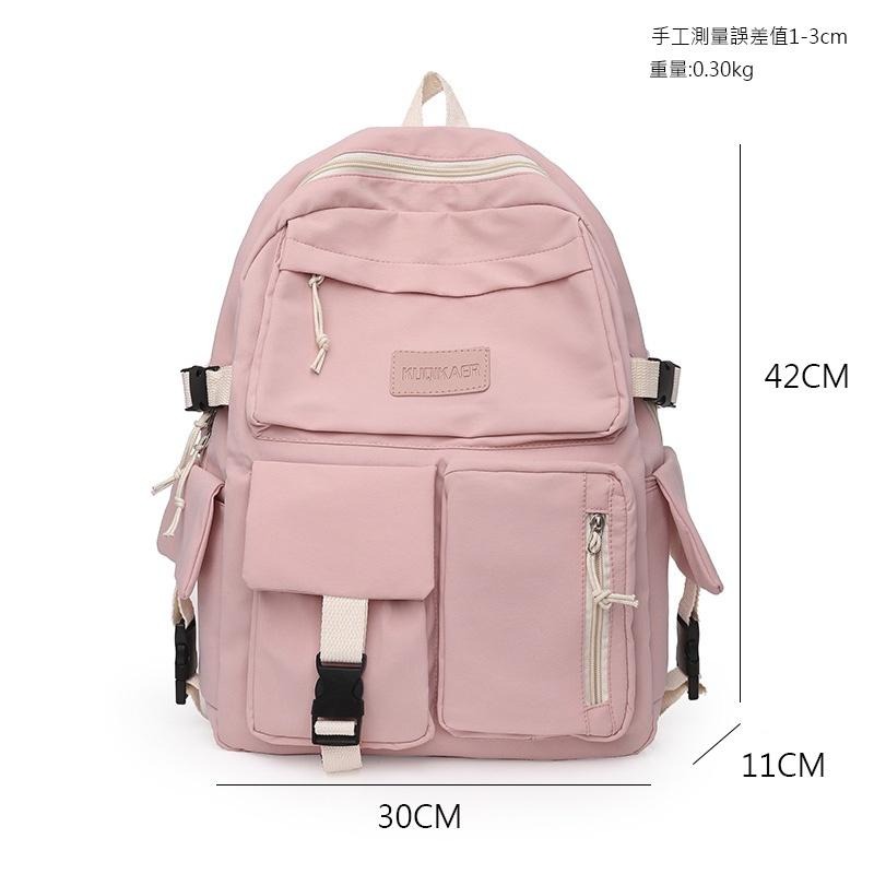 BA131｜大容量書包 旅遊後背包 後背包 簡約森系後背包 百搭防潑水多功能背包 後背包 時尚後背包-細節圖3