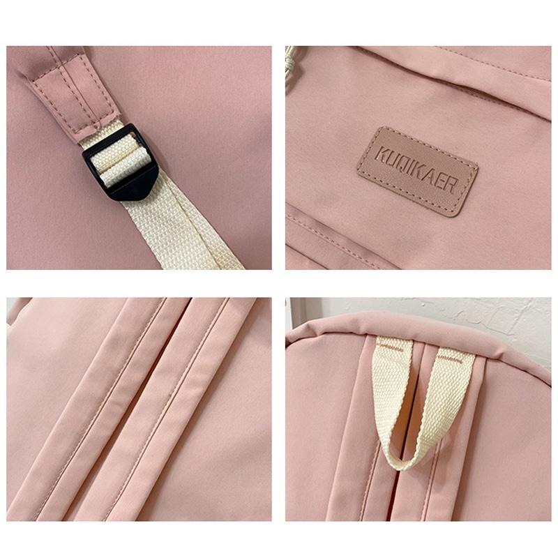 BA131｜大容量書包 旅遊後背包 後背包 簡約森系後背包 百搭防潑水多功能背包 後背包 時尚後背包-細節圖5