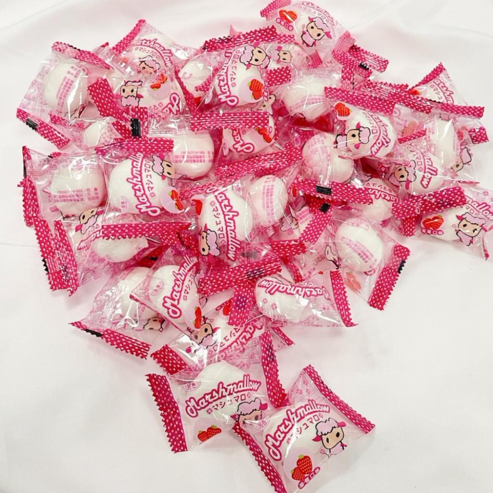 R008｜小綿羊棉花糖 棉花糖 草莓夾心棉花糖  夾心棉花糖 皇族夾心棉花糖xiami-細節圖4