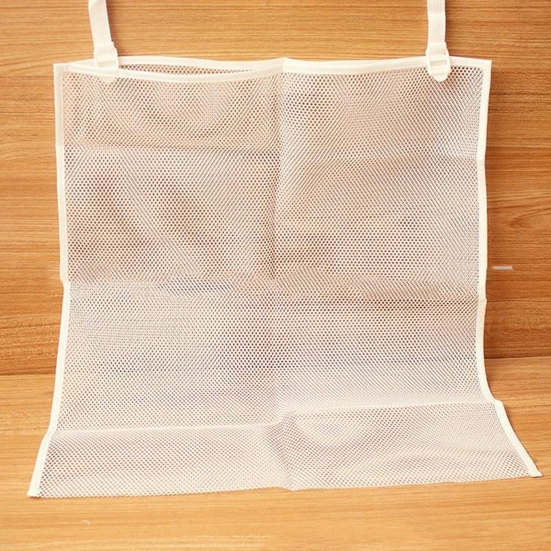 DA077｜網眼透氣整理袋 兒童玩具掛袋 床邊掛袋 吸盤浴室玩具收納袋 髒衣收納袋 多功能嬰兒衣物袋收納袋-細節圖2