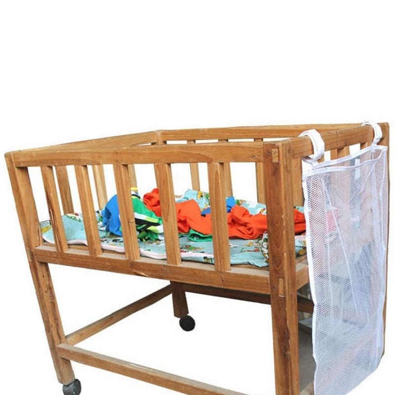 DA077｜網眼透氣整理袋 兒童玩具掛袋 床邊掛袋 吸盤浴室玩具收納袋 髒衣收納袋 多功能嬰兒衣物袋收納袋-細節圖4