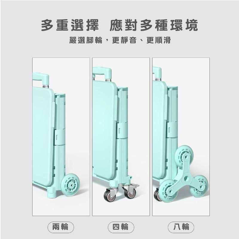 HA384｜ 45/65L 折疊購物車 手推車 折疊推車 露營推車 菜籃車 收納推車 買菜車 置物推車 行動手拉車-細節圖6