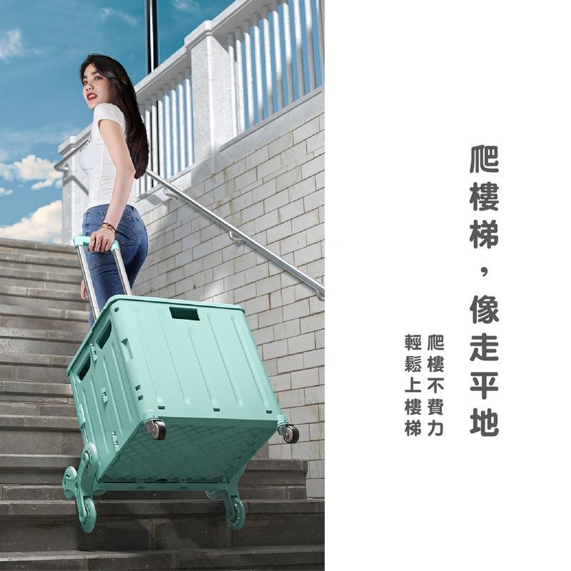 HA384｜ 45/65L 折疊購物車 手推車 折疊推車 露營推車 菜籃車 收納推車 買菜車 置物推車 行動手拉車-細節圖7