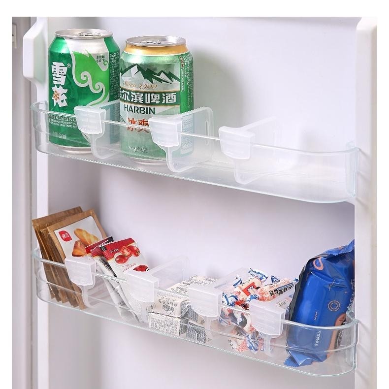 DA041｜冰箱分隔板卡扣 分隔收納板 分隔層板冰箱收納架 冰箱分類 調節隔板 分隔夾 收納層板 隔板 收納隔板-細節圖8