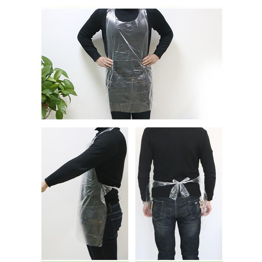 DH064｜一次性透明圍裙 一次性圍裙 拋棄式 防水防油 免洗 塑膠圍裙 透明圍裙 塑膠材質 圍裙 免洗式圍裙-細節圖6