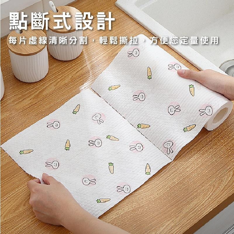 DH088｜懶人抹布 印花 75張 廚房無紡布 幹濕兩用 日用品 潔布 抹布 一次性無紡布 紙巾 廚房紙-細節圖8