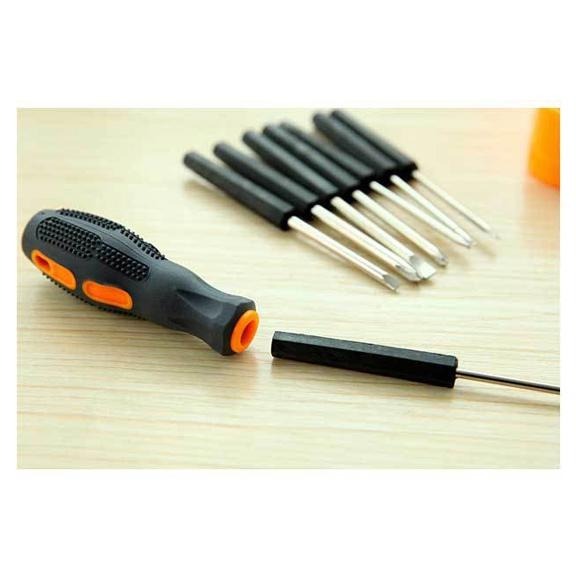 E035｜多功能螺絲刀 拆機維修小工具組 套裝 一字十字起子 螺絲起子 五金工具 工具組 維修工具-細節圖6