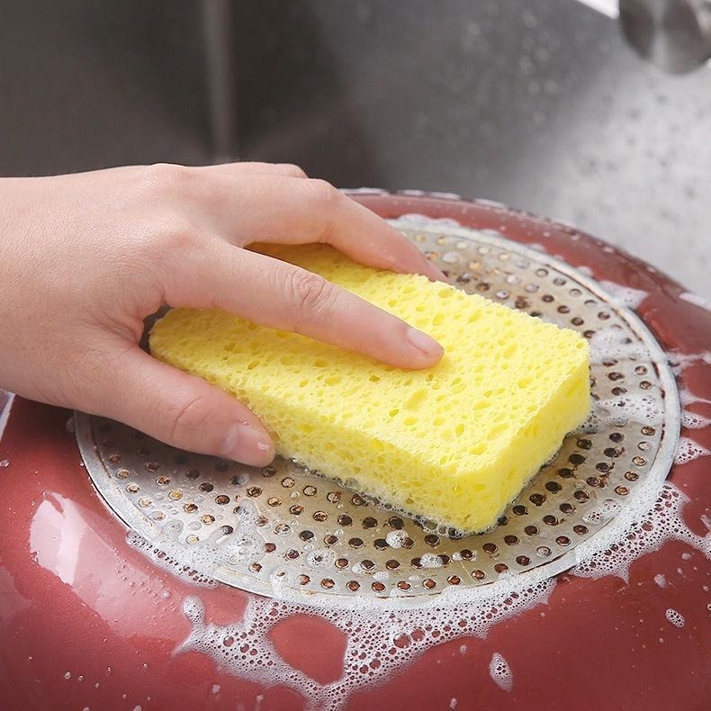 B401｜木漿棉海綿 不沾鍋用洗碗綿 木漿菜瓜布 去汙海綿 海綿擦海綿刷 清潔海綿-細節圖5