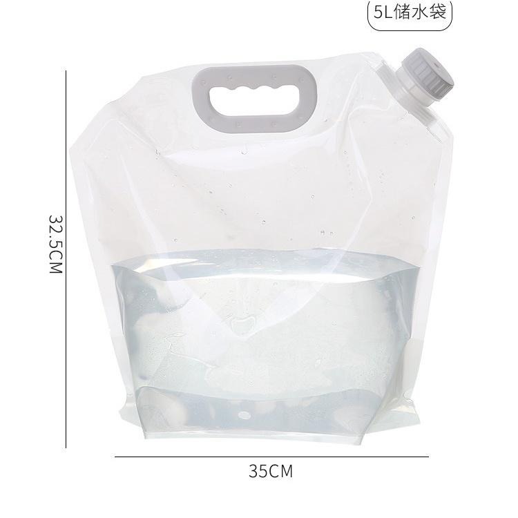 DA162｜3L/5L戶外水袋 大容量水壺 戶外登山露營野營折疊水袋 備用水壺 手提水袋 儲存水袋Xiami-細節圖2