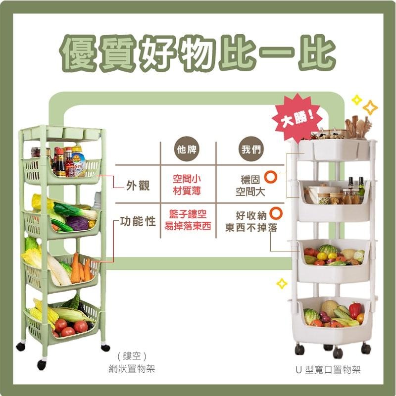 HA068｜移動式多層收納架 轉角推車 置物推車 滾輪置物收納架 縫隙收納 廚房置物架 居家收納架 浴室置物架-細節圖2