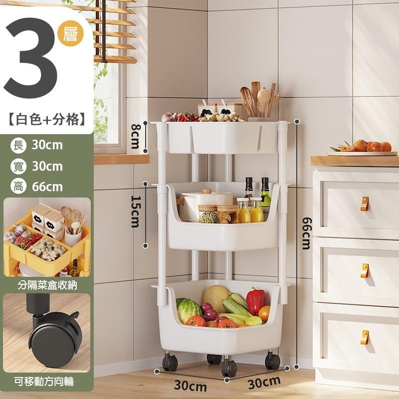 HA068｜移動式多層收納架 轉角推車 置物推車 滾輪置物收納架 縫隙收納 廚房置物架 居家收納架 浴室置物架-細節圖8