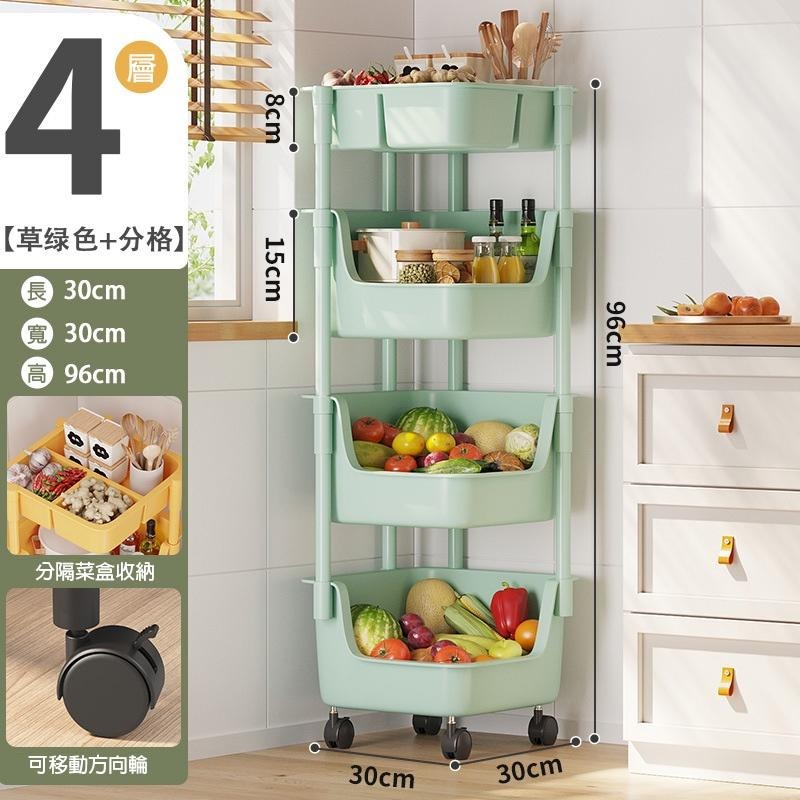 HA068｜移動式多層收納架 轉角推車 置物推車 滾輪置物收納架 縫隙收納 廚房置物架 居家收納架 浴室置物架-細節圖9