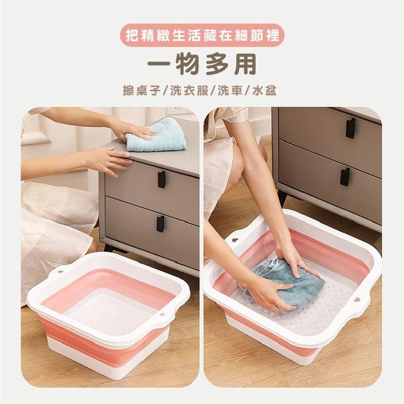 HA047｜ 折疊足浴桶 折疊泡腳桶 折疊 足浴桶 便攜足浴桶 泡腳桶 按摩顆粒 顆粒泡腳 足浴 水桶 洗車 露營-細節圖3