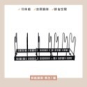 HA376｜平底鍋架 鍋具收納架 自由調整 鍋蓋收納 抹布架 伸縮鍋具架 鍋具架 檯面碗碟架 鍋蓋架 盤子架 鍋架-規格圖1