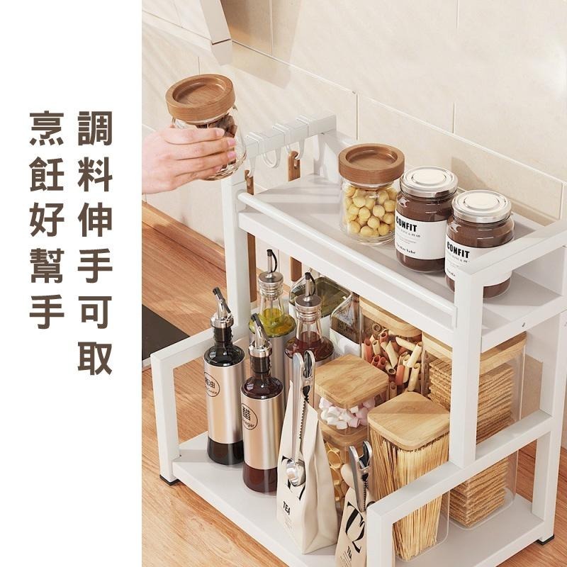 HA066｜廚房置物架 廚房收納架 調味架 廚房不鏽鋼收納架 水槽置物架 檯面置物架 廚具收納 刀架 刀具架-細節圖2
