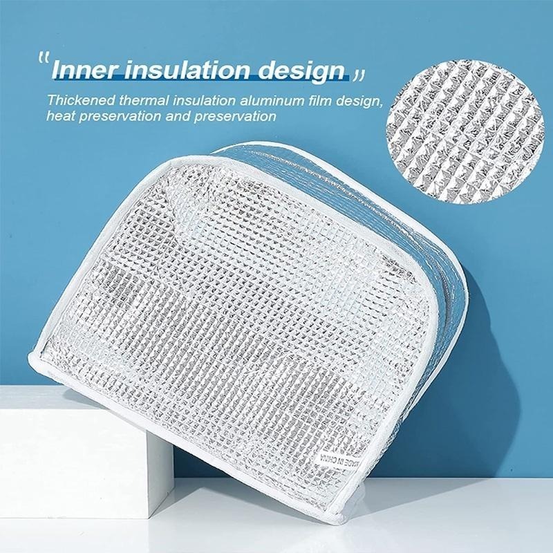 BJ008｜陽離子牛津布耐用保溫袋 保溫保冷 保鮮包 餐袋 帆布袋 野餐袋 保溫便當袋-細節圖3