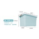 HA041｜衣服收納盒 衣物整理箱 收納整理箱 收納箱 可疊加 大容量 簡約無印風 手提收納箱 置物箱-規格圖8