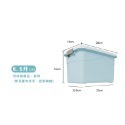 HA041｜衣服收納盒 衣物整理箱 收納整理箱 收納箱 可疊加 大容量 簡約無印風 手提收納箱 置物箱-規格圖8