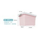 HA041｜衣服收納盒 衣物整理箱 收納整理箱 收納箱 可疊加 大容量 簡約無印風 手提收納箱 置物箱-規格圖8