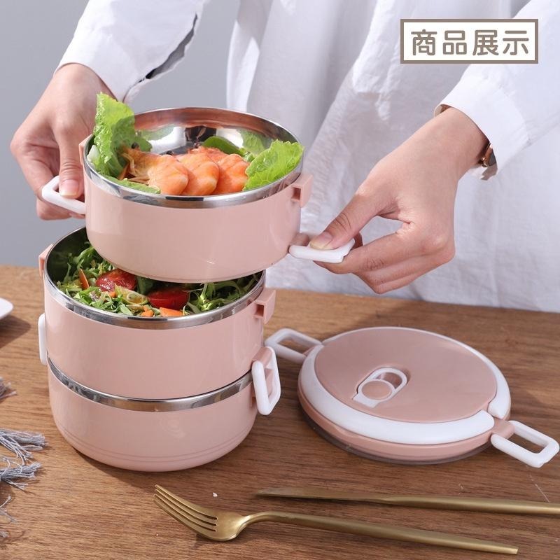 DH023｜雙層超低價 不鏽鋼便當盒 多層便當盒 保溫飯盒 大容量分格 兒童碗 多層保溫飯盒 便當盒 保鮮盒-細節圖6