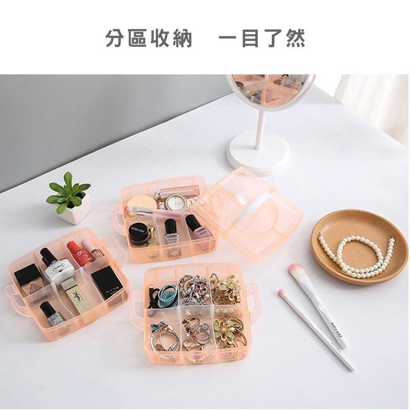 HA051｜飾品收納盒 多層零件盒 耳環收納盒 首飾盒 零件收納箱 儲物箱 透明收纳盒 分類收納盒 樂高收納零件-細節圖7