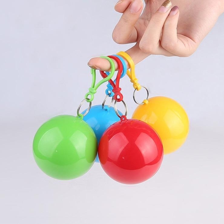 B807｜便攜雨衣球 雨衣 便攜式雨衣 輕便雨衣 一次性雨衣 球型雨衣 攜帶式雨衣 雨衣球 便利雨衣-細節圖5