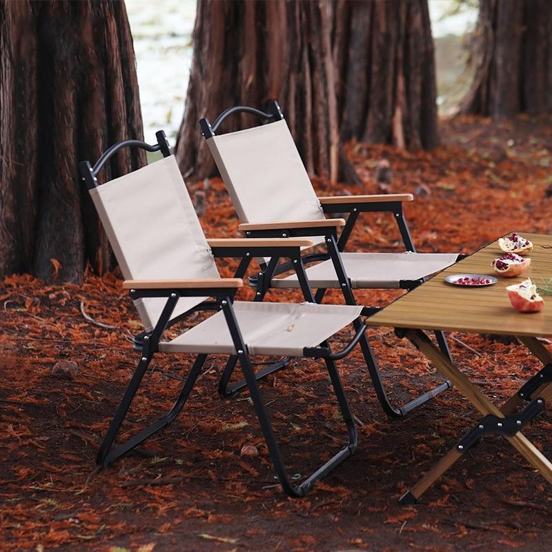 HA381｜克米特椅 戶外折疊露營椅 露營折疊椅 超輕折疊椅 露營椅 戶外椅 折疊椅 椅子 導演椅 釣魚椅 野餐椅-細節圖2