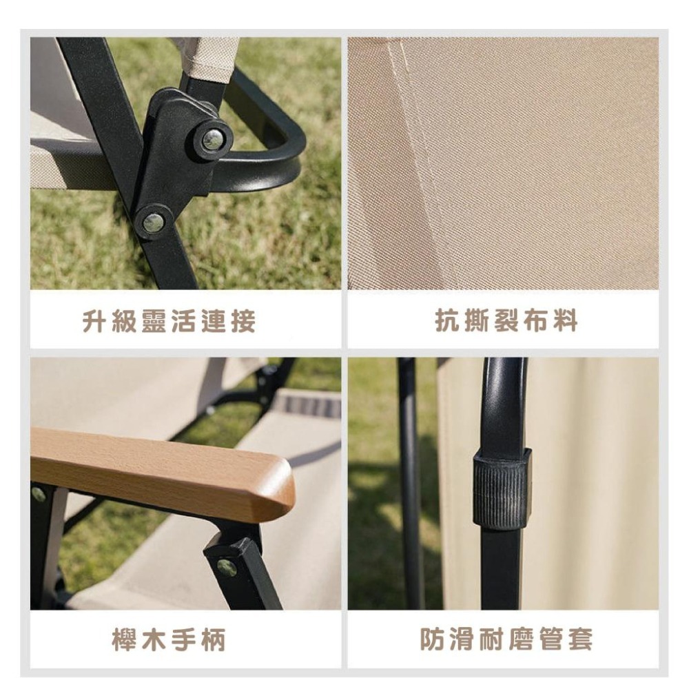 HA381｜克米特椅 戶外折疊露營椅 露營折疊椅 超輕折疊椅 露營椅 戶外椅 折疊椅 椅子 導演椅 釣魚椅 野餐椅-細節圖4