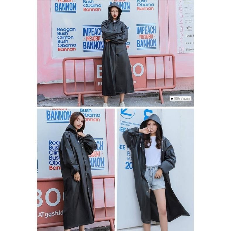 B851｜EVA環保 連帽雨衣 雨衣 連身雨衣 寬口雨衣 非一次性EVA雨衣 加厚輕便雨衣 成人雨衣 環保材質-細節圖2