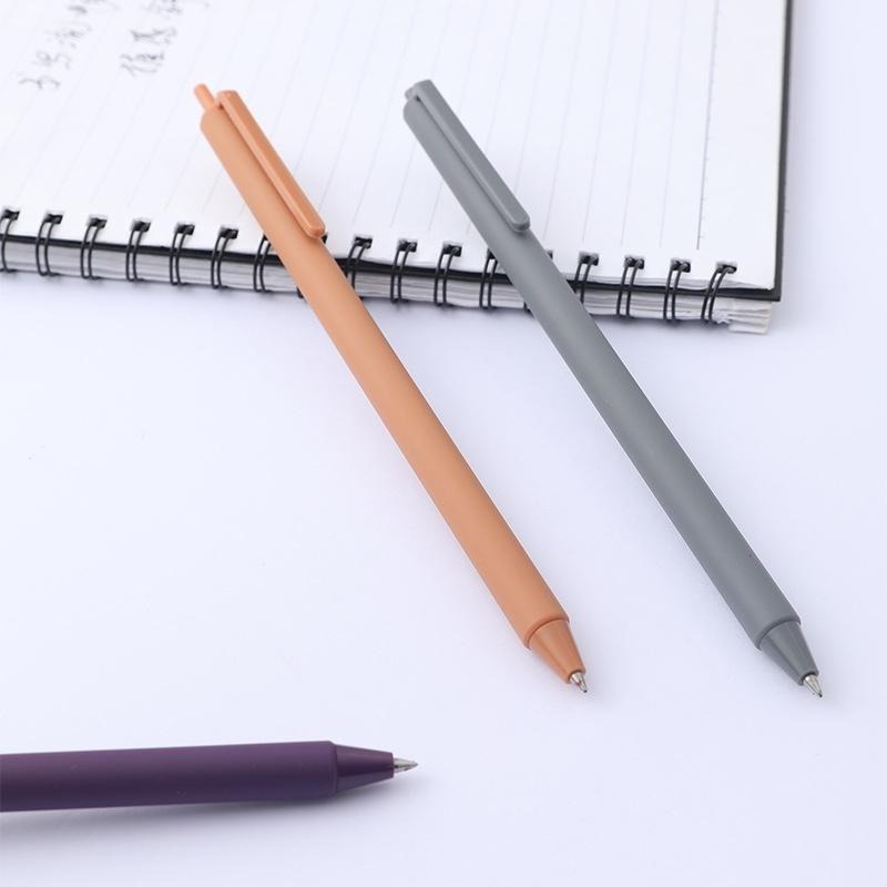 B742｜中性筆  復古色中性筆 按壓中性筆 水性筆 書寫中性筆  0.5mm中性筆 莫蘭迪 復古色-細節圖3