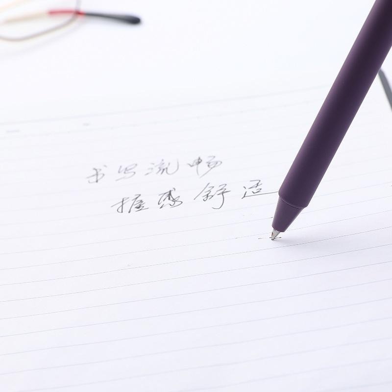 B742｜中性筆  復古色中性筆 按壓中性筆 水性筆 書寫中性筆  0.5mm中性筆 莫蘭迪 復古色-細節圖6