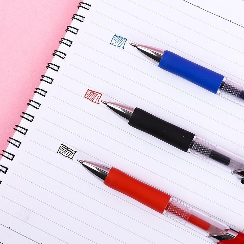 B735｜0.5按壓式中性筆 自動中性筆 書寫專用 原子筆 辦公室文具 文具 藍筆 紅筆 黑筆-細節圖3