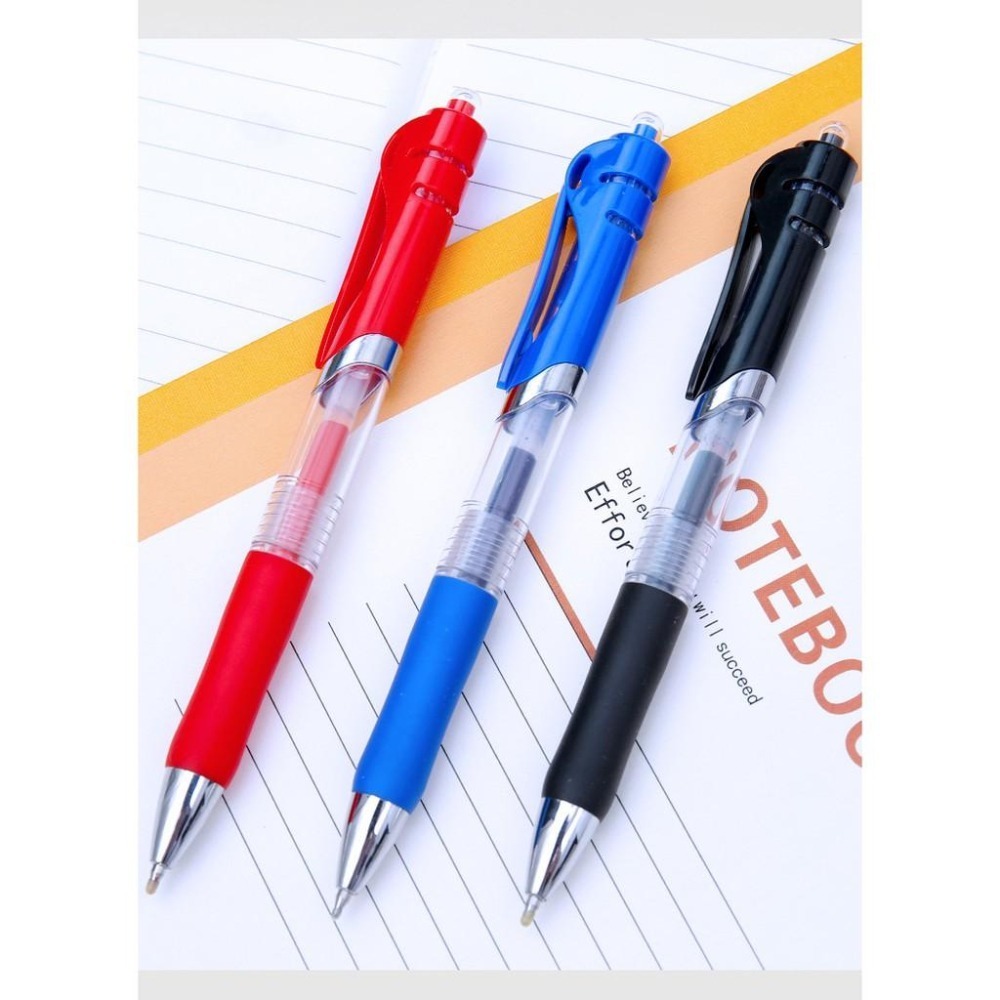 B735｜0.5按壓式中性筆 自動中性筆 書寫專用 原子筆 辦公室文具 文具 藍筆 紅筆 黑筆-細節圖7